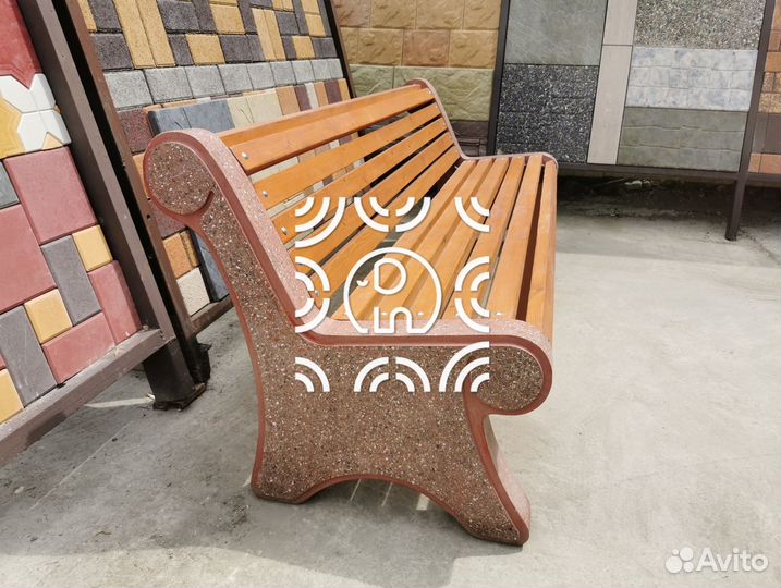 Лавка из бетона 