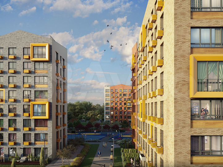 1-к. квартира, 45,8 м², 3/8 эт.