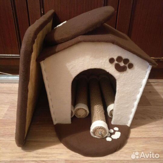 Домики с когтеточкой