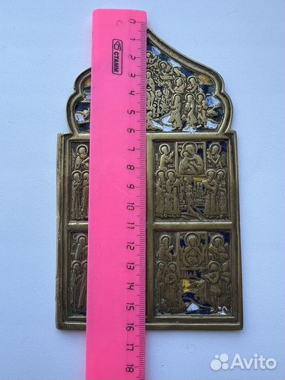 Створка от складня Двунадесятые праздники