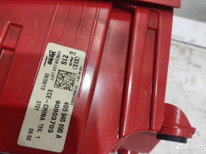 Фонарь задний левый Audi A6 C7 2013