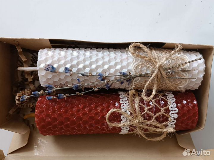 Подарок Свечи из вощины