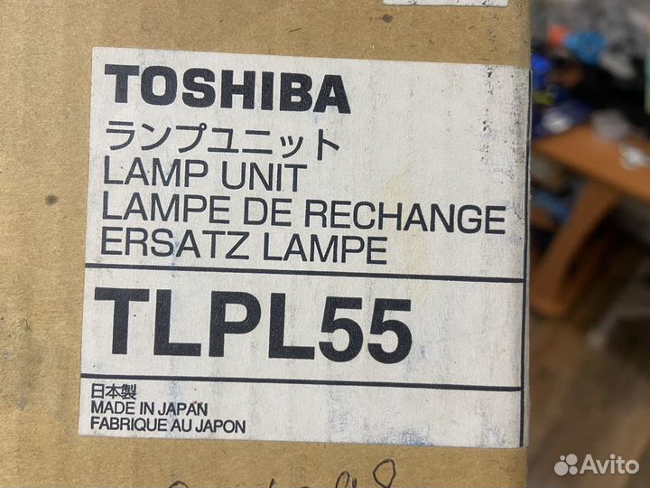 Лампа для проектора Toshiba tlpl55 оригинал