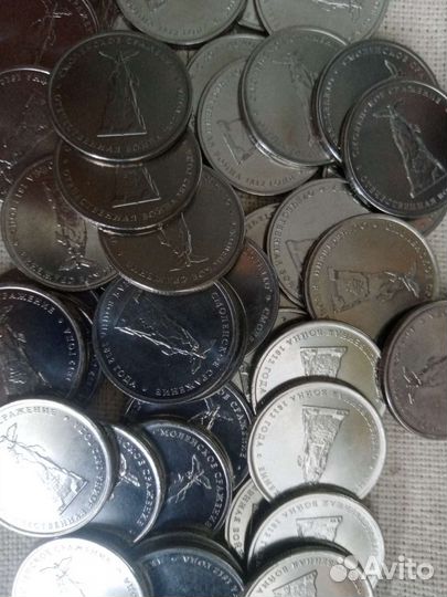 Монеты мешковые UNC 2,5,10,25 р