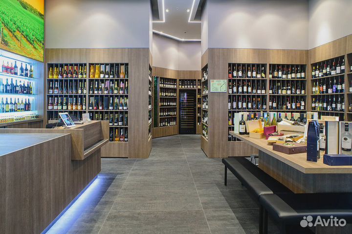 Витрины для винного магазина