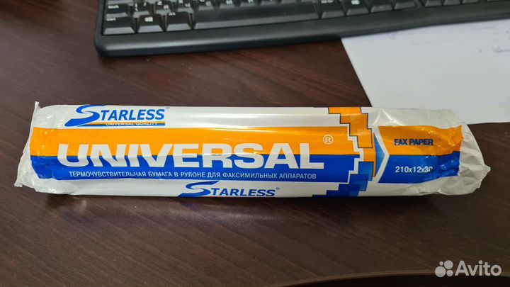 Термобумага для факса ролик 210х12х30 Universal