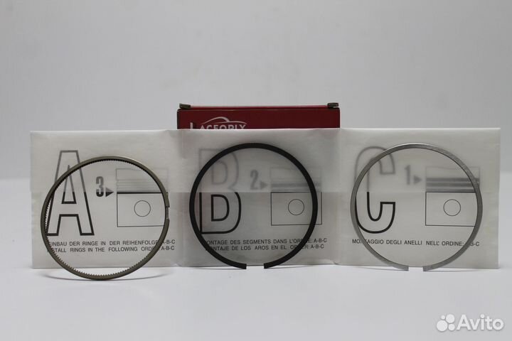 Кольца поршневые к-т STD VW 3.0 TDI CAS 059198151K