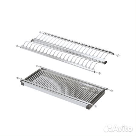 Сушилка для посуды в шкаф 500 мм, двухъярусная