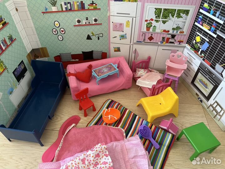 Кукла барби barbie одежда обувь мебель /все вместе