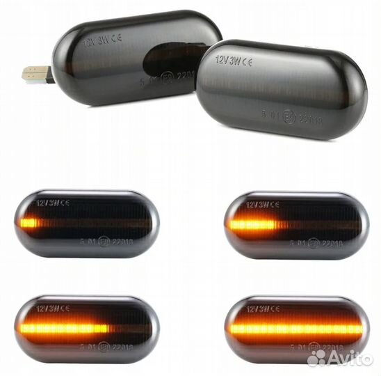 Повороты повторители бегающие LADA Largus Renault