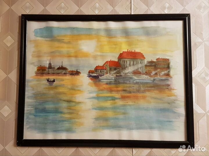 Воспоминание о Венеции в акварели