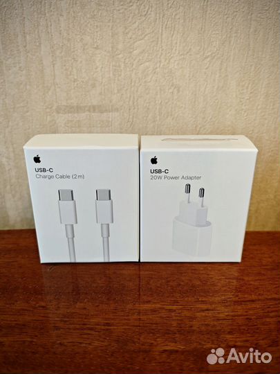 Адаптер для Айпада 20W + кабель USB-C 2 метра