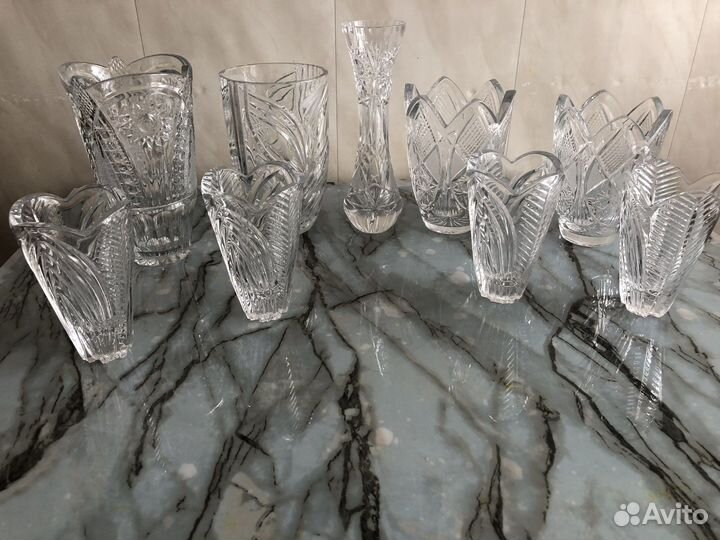 Хрусталь (вазы, салатники и т.п)