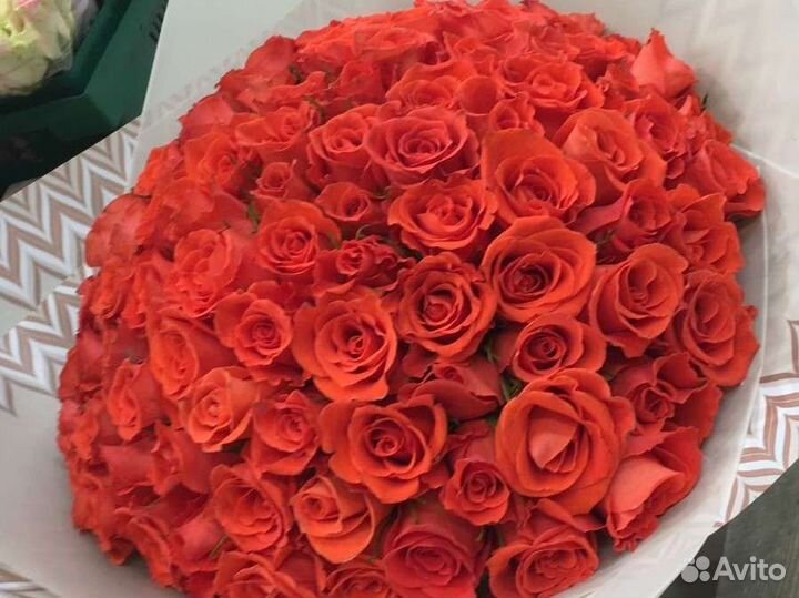 Цветы букет розы 101, 51