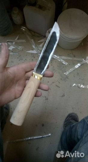 Нож кованый из х12мф