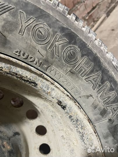 R15 Yokohama Ice Guard Stud IG55 195/65, PCD 5x114.3 DIA 66.1