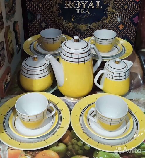 Кофейный сервиз.Сумский ф-й з-д 65гг.Раритет