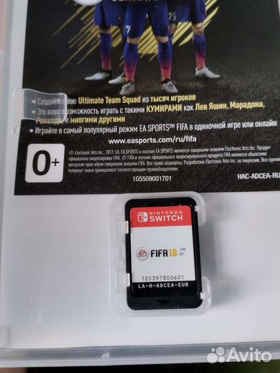 Игры на Nintendo Switch. Fifa 18 nintendo switch