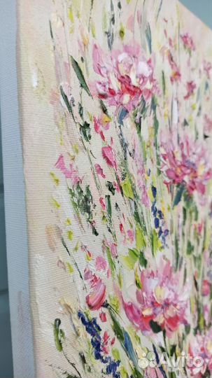 Цветы картина маслом на холсте Белгород картины