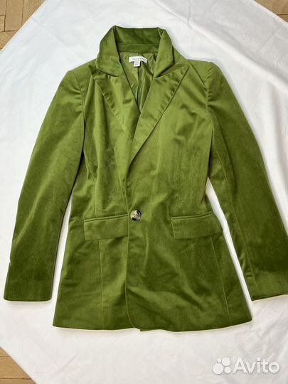 Зеленый вельветовый пиджак Toptop,42