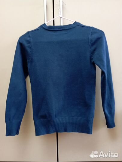 Кофта для девочки школьная тёмно-синяя
