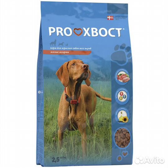 Сухой корм Прохвост мясное ассорти