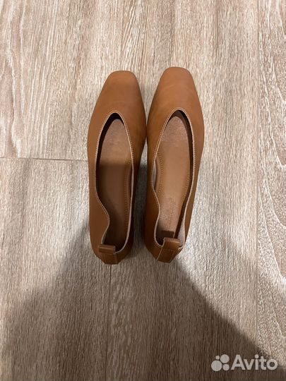 Балетки натуральная кожа