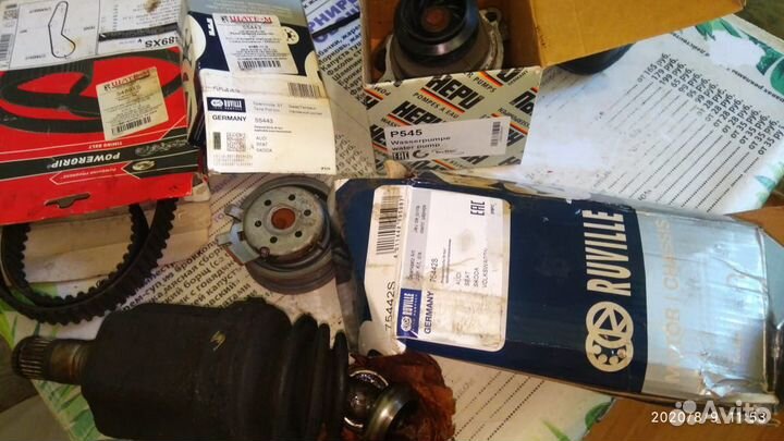 Грм. помпу. шрус. натяжной ролик