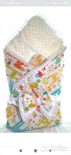 Конверт-одеяло на выписку+бортик