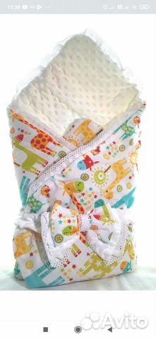 Конверт-одеяло на выписку+бортик