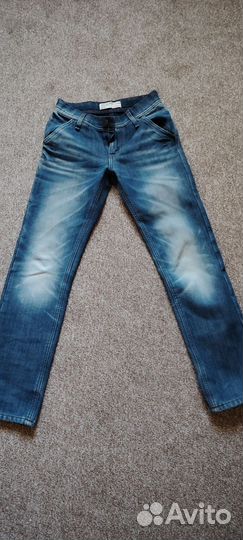 Джинсы утепленные на мальчика 158