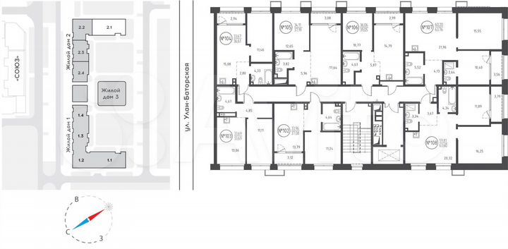 1-к. квартира, 33,7 м², 2/10 эт.