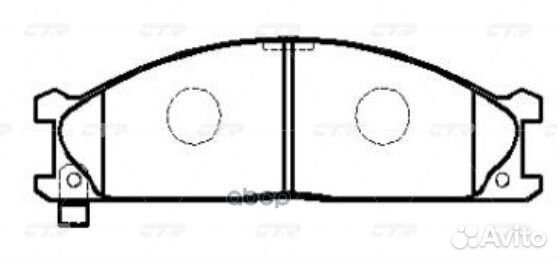 CKN-3 Колодки тормозные дисковые перед GK