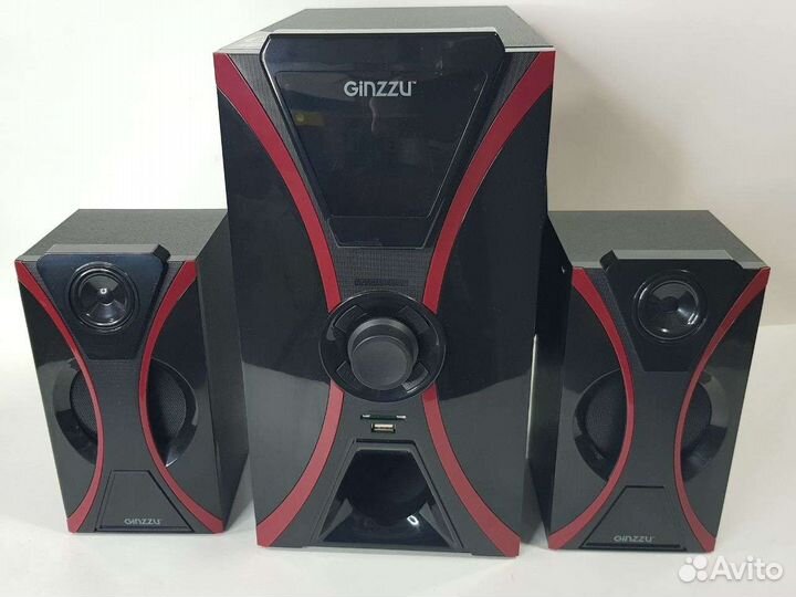 Колонки 2.1 Ginzzu GM-427 60 Вт