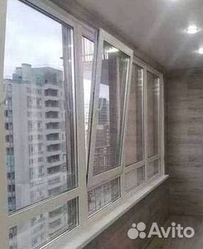 Остекление окон и балконов пвх