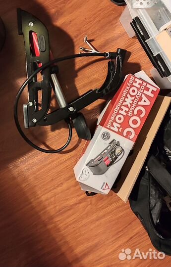 Насос воздушный ножной, двухцилиндровый Arnezi