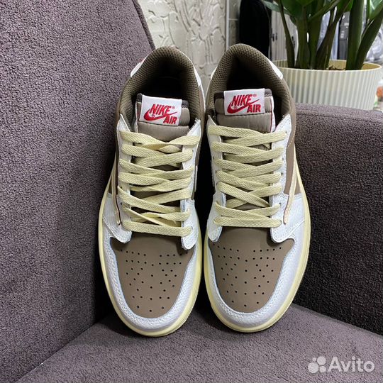 Кроссовки Air Jordan 1 Low x Travis Scott Reverse