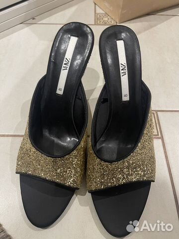 Туфли Zara 40 блестки