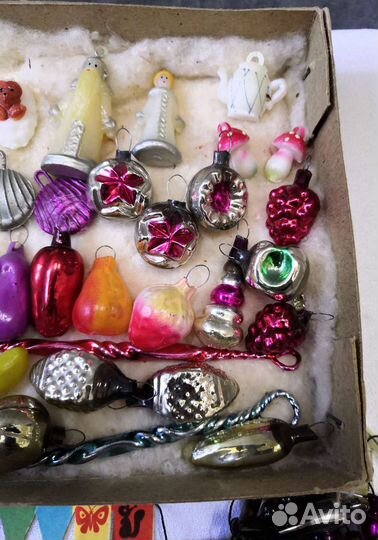 Елочные мини игрушки СССР Малютка 4