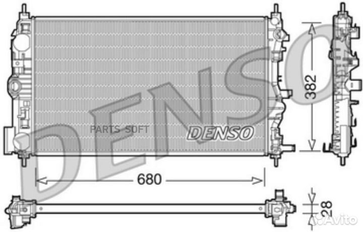 Denso DRM15005 Радиатор