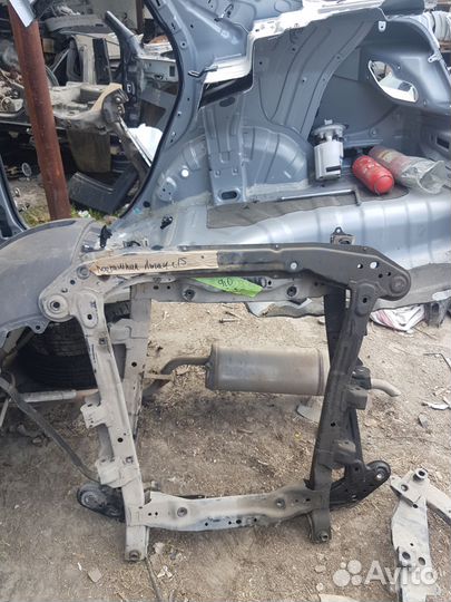 Almera G15 привод подрамник стойка пружина в разб