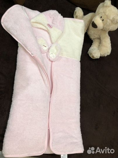 Детский плед - конверт новый 90на90 см