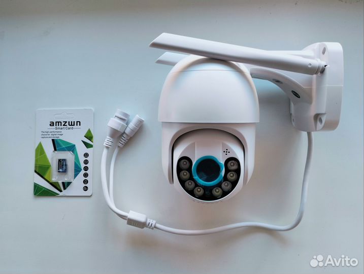 Камера видеонаблюдения уличная поворотная - 4мп