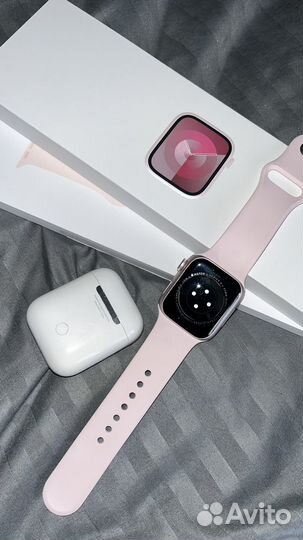 Часы apple watch 9 41 mm pink