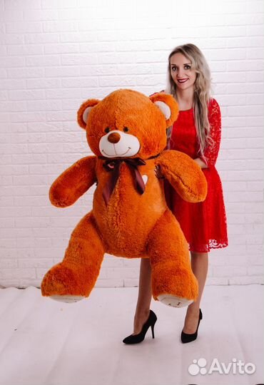 Огромные Плюшевые Мишки 160 см - наличие по цвету