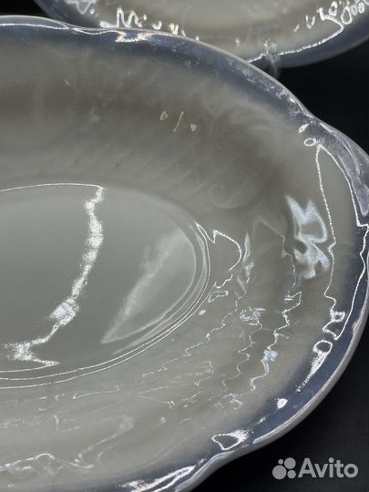 Блюда Коростень Посуда Фарфор Перламутр СССР