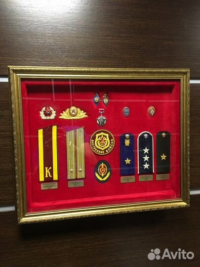 Изготовление наградных панно под медали, шевроны