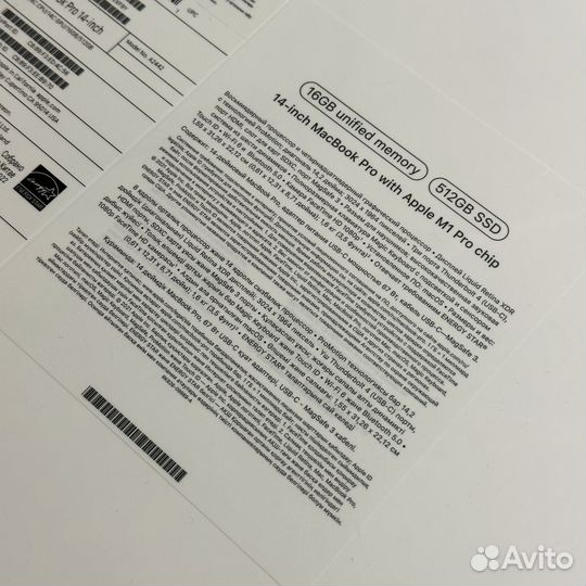 Новый Apple MacBook Pro 14” M1 Pro 16/512 (2021)