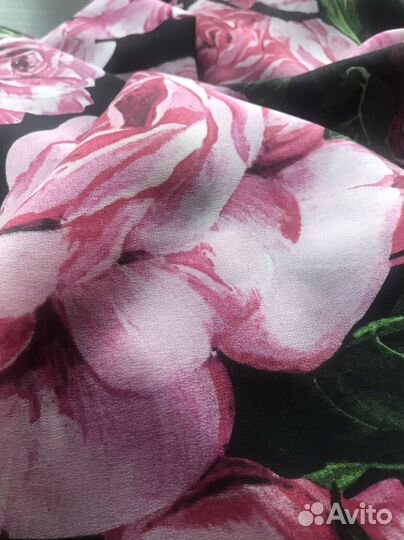 Ткань отрез шелк dolche gabbana