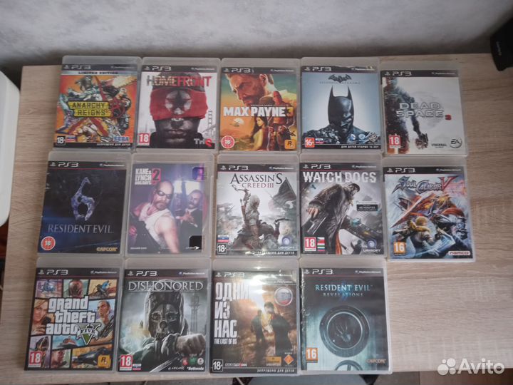 Диски на ps3